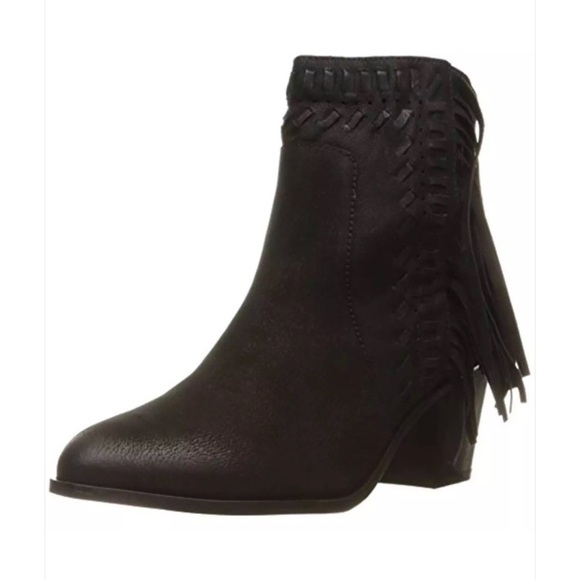 MIA Shoes - MÍA black fringe bootie